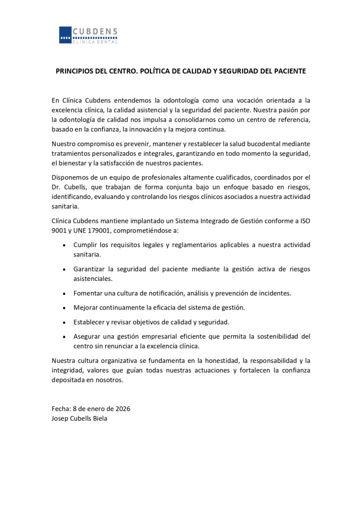 Politica de Calidad